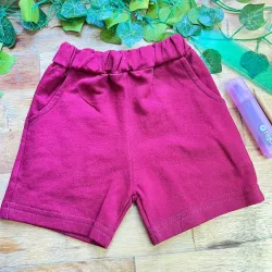 Short colegial de niños rustico