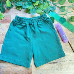 Short colegial de niños rustico