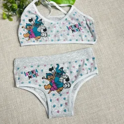 Conjunto juvenil estampado +corpiño ESTAMPADO