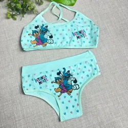 Conjunto juvenil estampado +corpiño ESTAMPADO