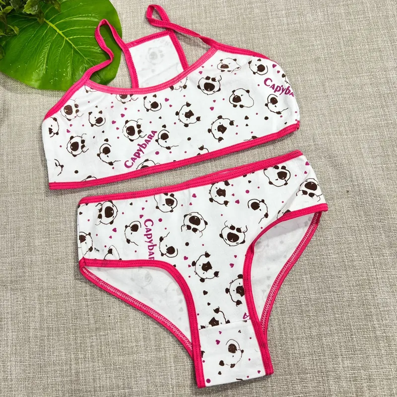 Conjunto juvenil estampado +corpiño ESTAMPADO