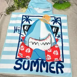 Toallon poncho infantil