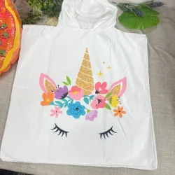 Toallon poncho infantil