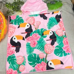 Toallon poncho infantil